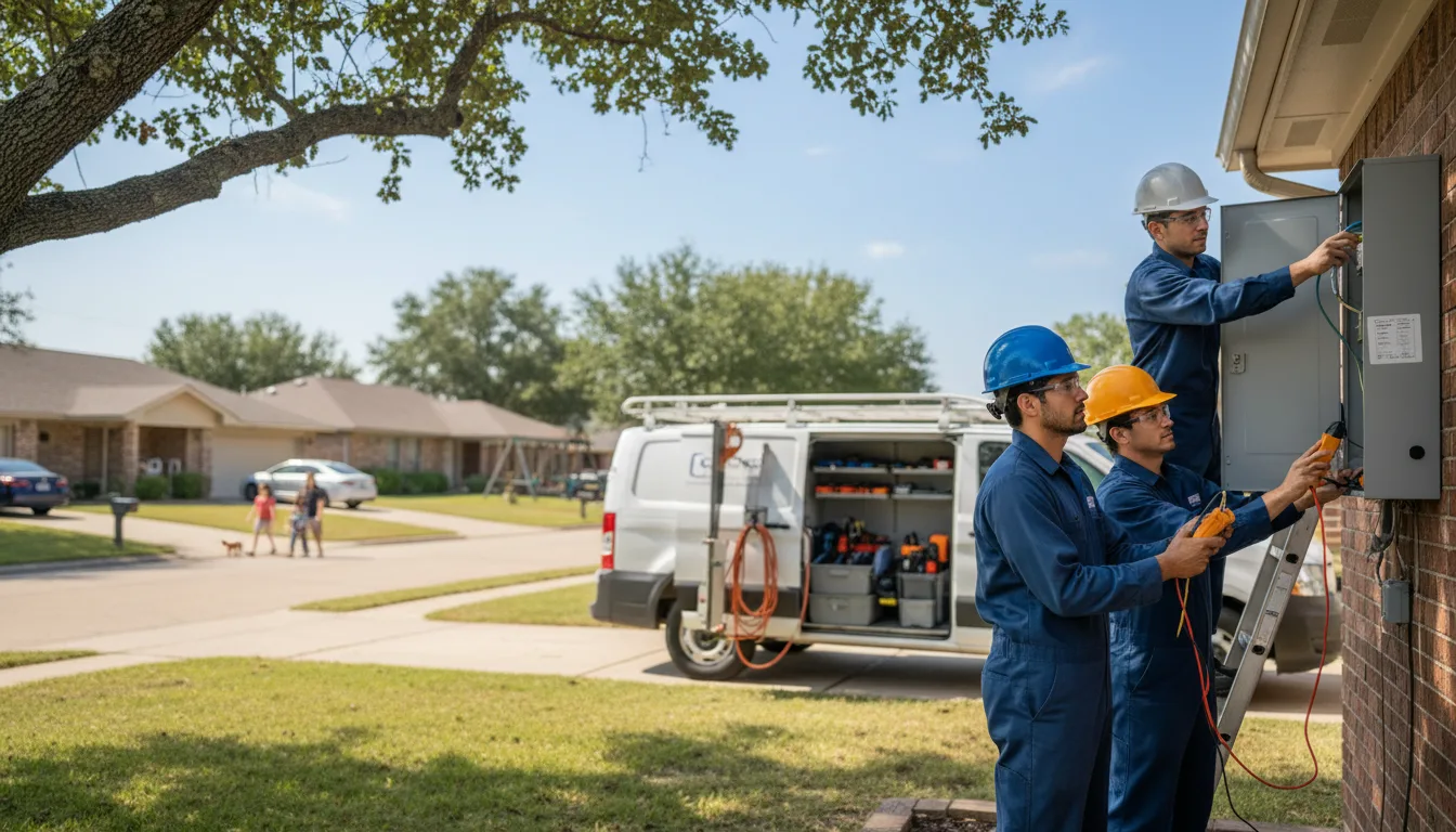 Certified electrician providing emergency electrical services in Tallula, IL